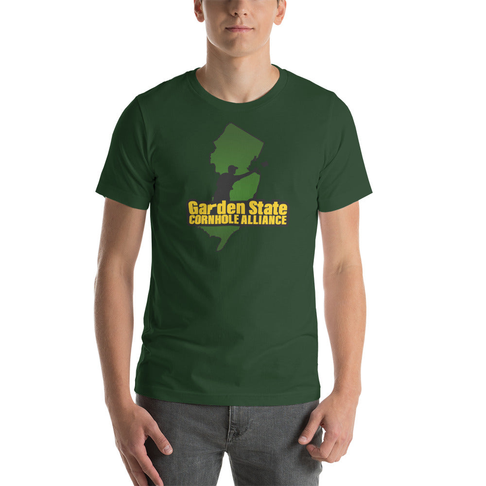 Garden State Cornhole Alliance Unisex t-shirt