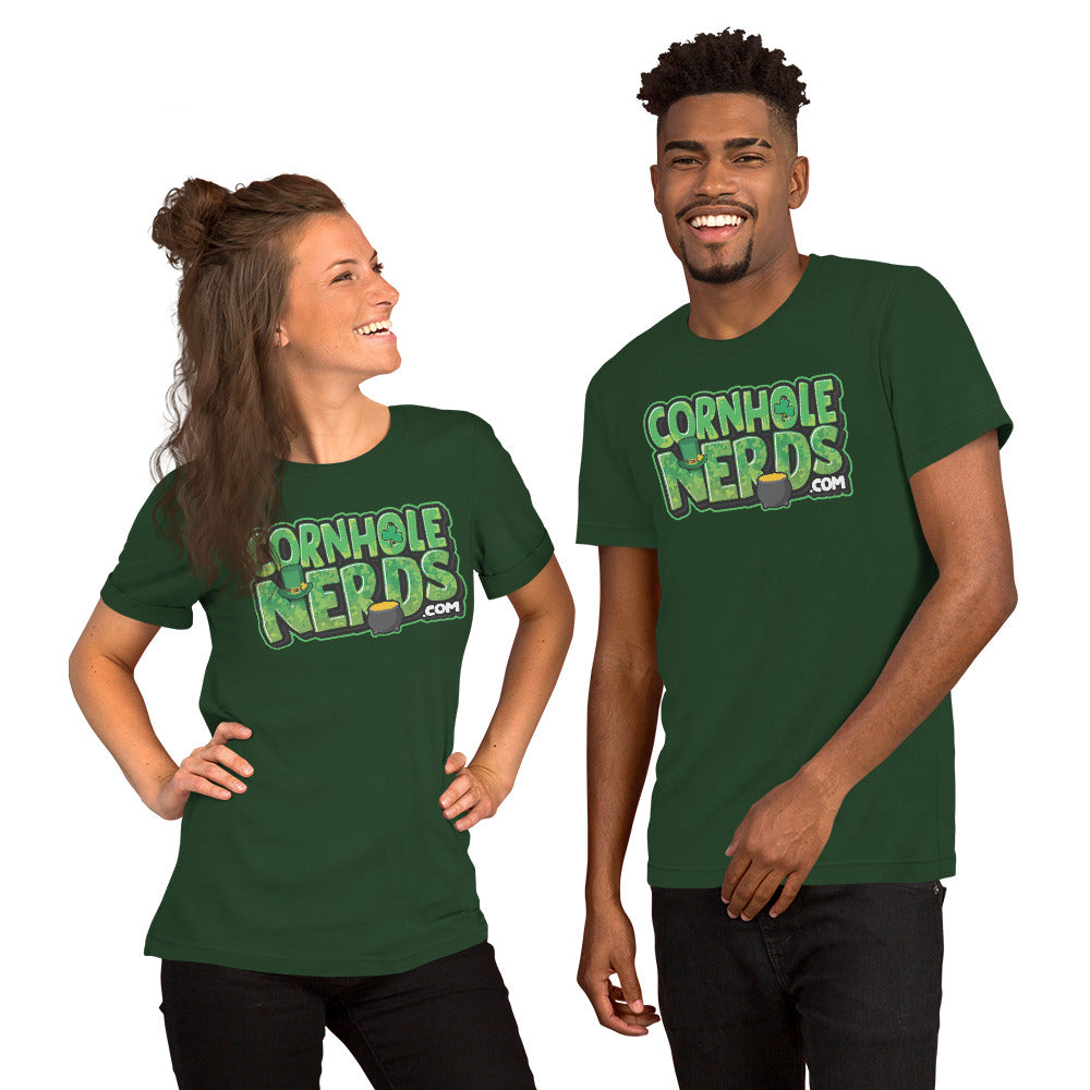 Cornhole Nerds Irish you good luck Unisex t-shirt