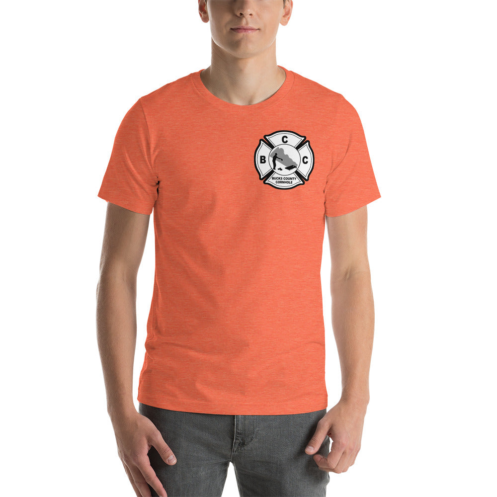 Front and Back Logo Short-Sleeve Unisex T-Shirt