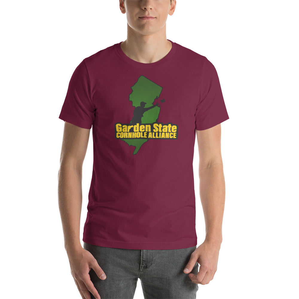 Garden State Cornhole Alliance Unisex t-shirt
