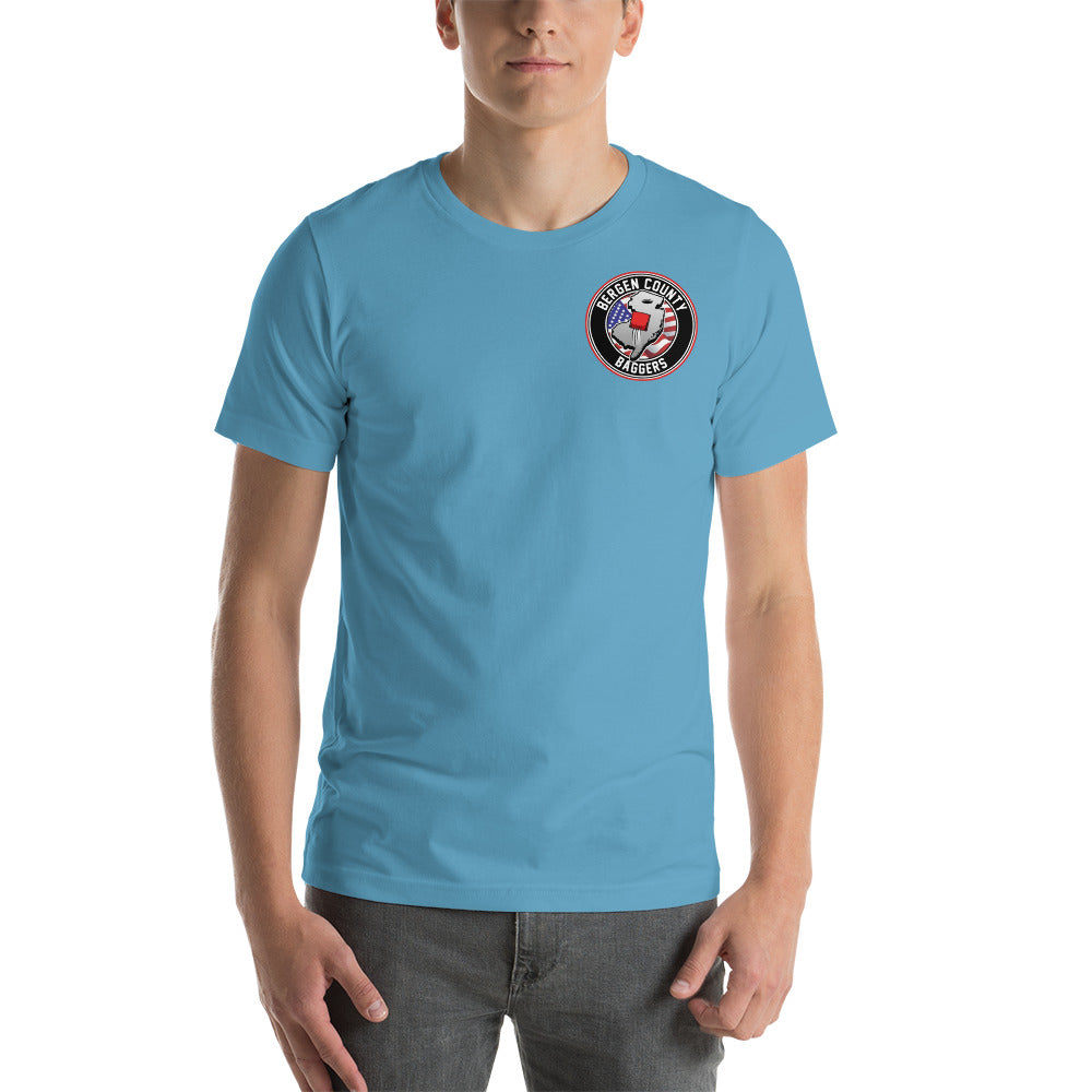 BCB eat sleep cornhole repeat Unisex T-Shirt