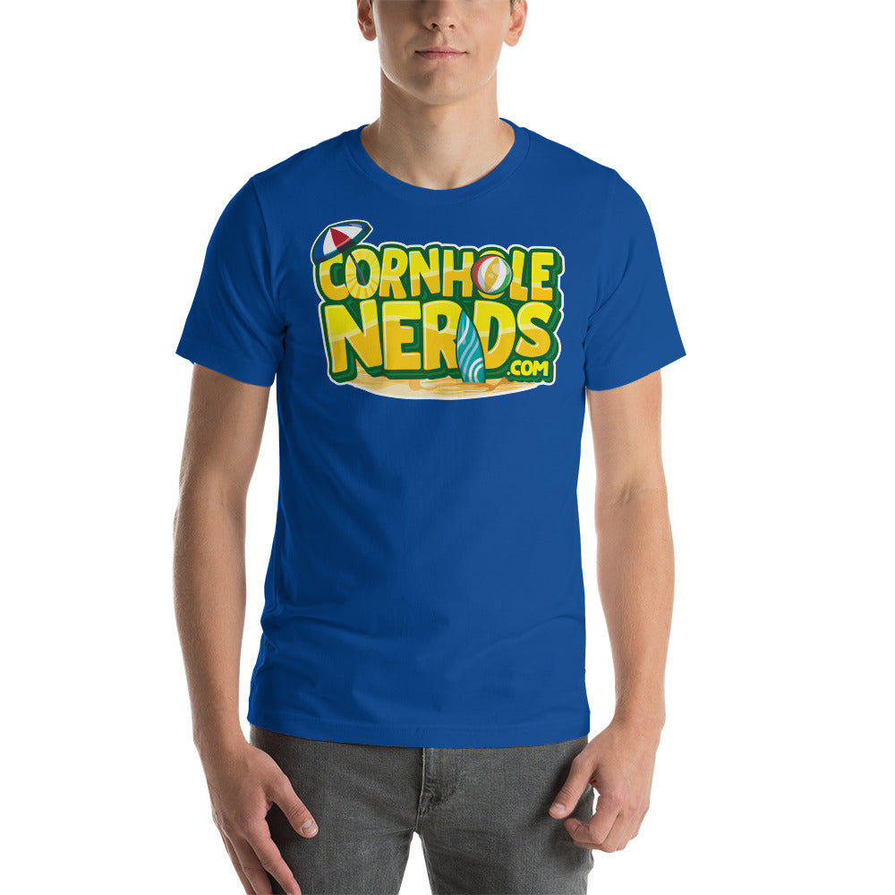 Cornhole Nerds Summer vibes Unisex t-shirt