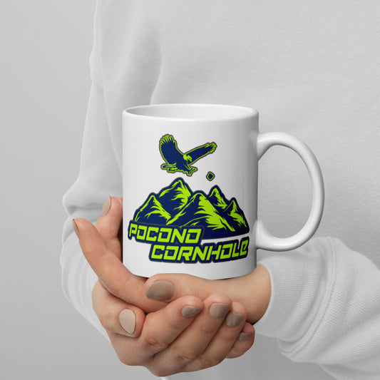 Pocono Cornhole mug