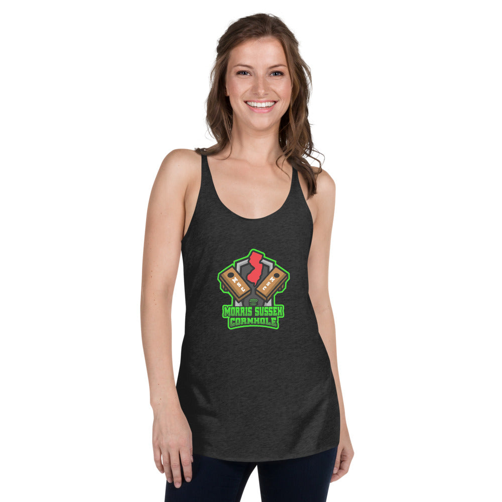 Morris Sussex Cornhole Women's Racerback Tank