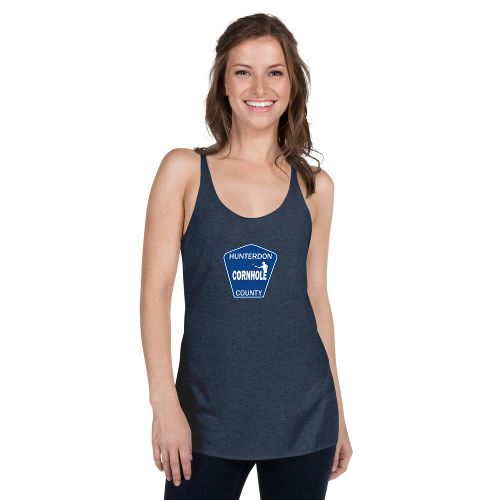 Hunterdon County Cornhole Women's Racerback Tank