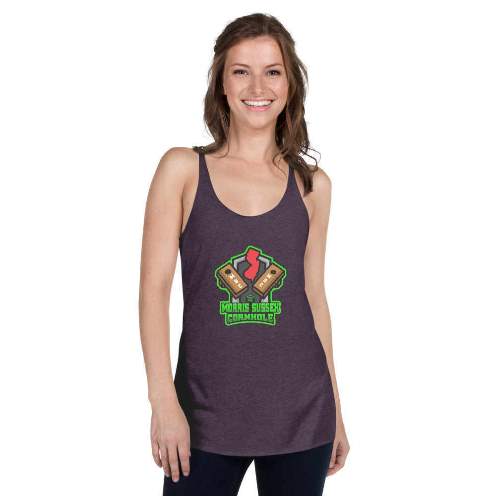 Morris Sussex Cornhole Women's Racerback Tank