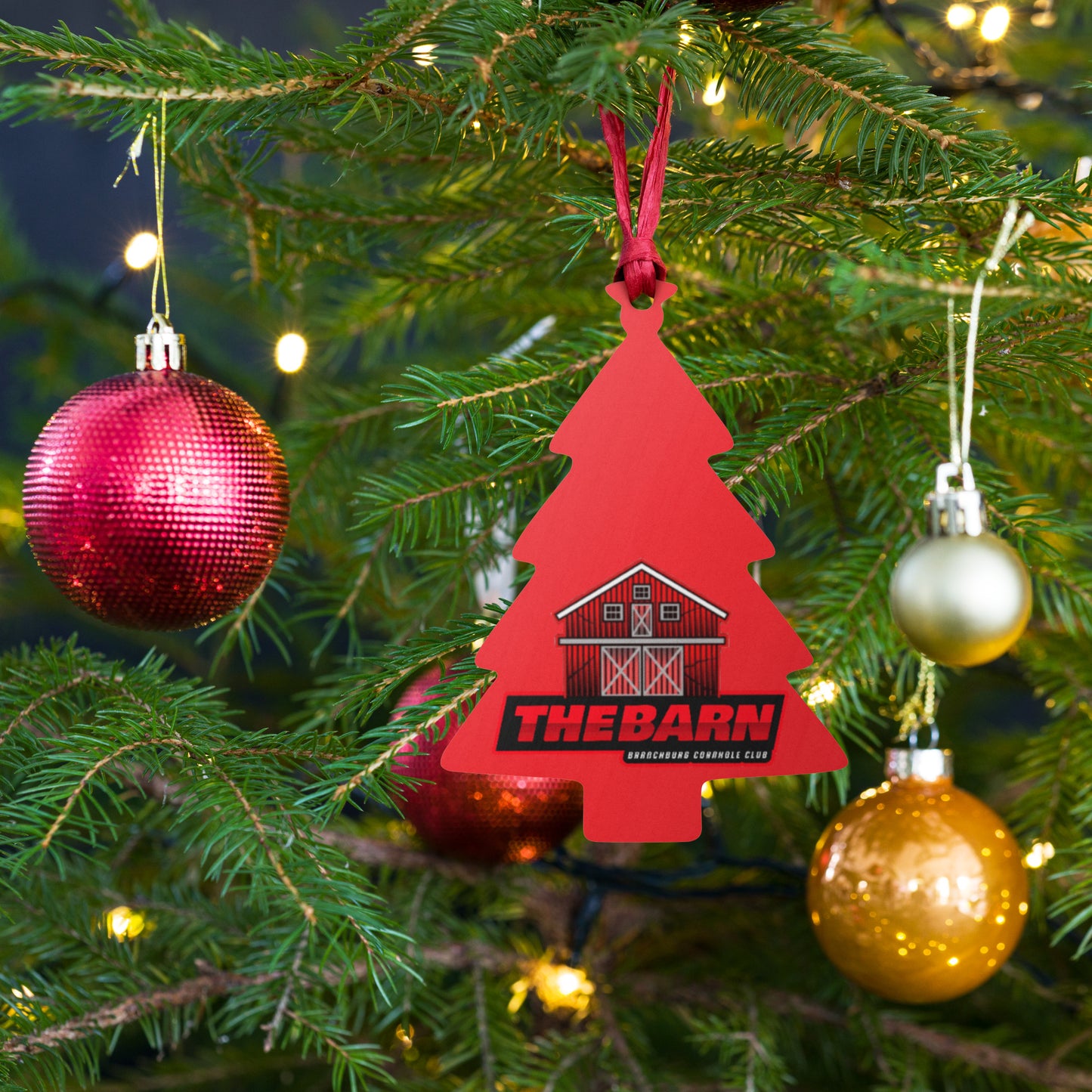 The Barn Wooden ornament