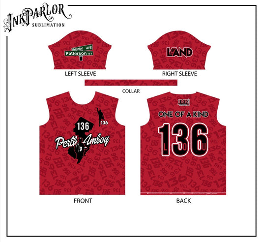 Heart of The Land-136 Jersey Red