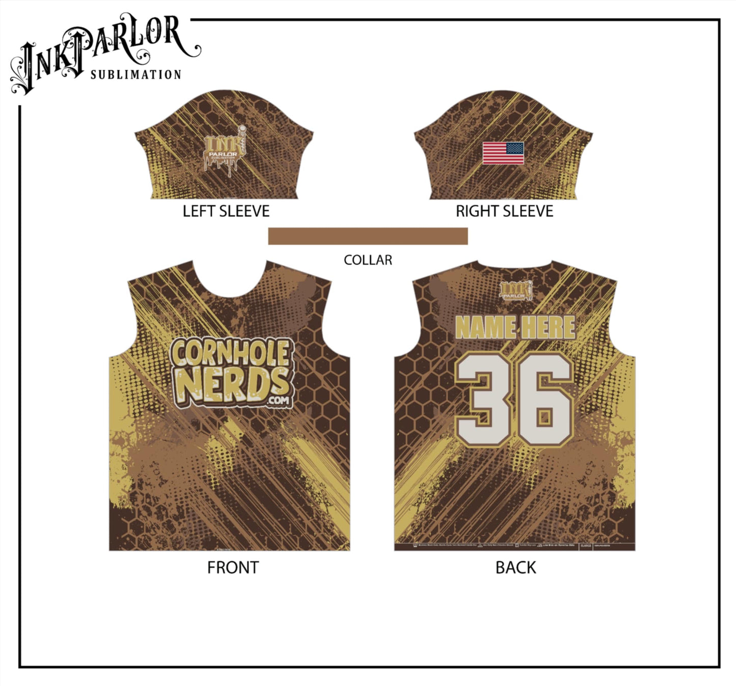 Cornhole Nerds honeycomb  jersey(s)