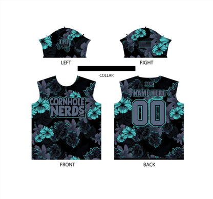 Cornhole Nerds Hawaiian Inspired Jersey(s)