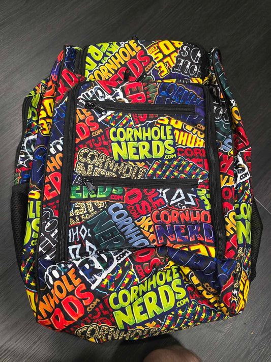 Cornhole Nerds Nerds Everywhere XL backpack