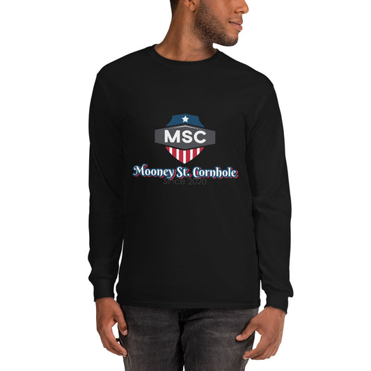 Mooney St. Cornhole Men’s Long Sleeve Shirt