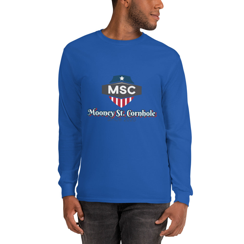 Mooney St. Cornhole Men’s Long Sleeve Shirt