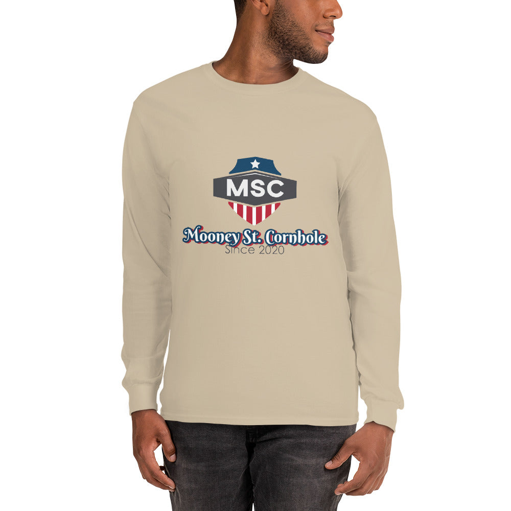 Mooney St. Cornhole Men’s Long Sleeve Shirt