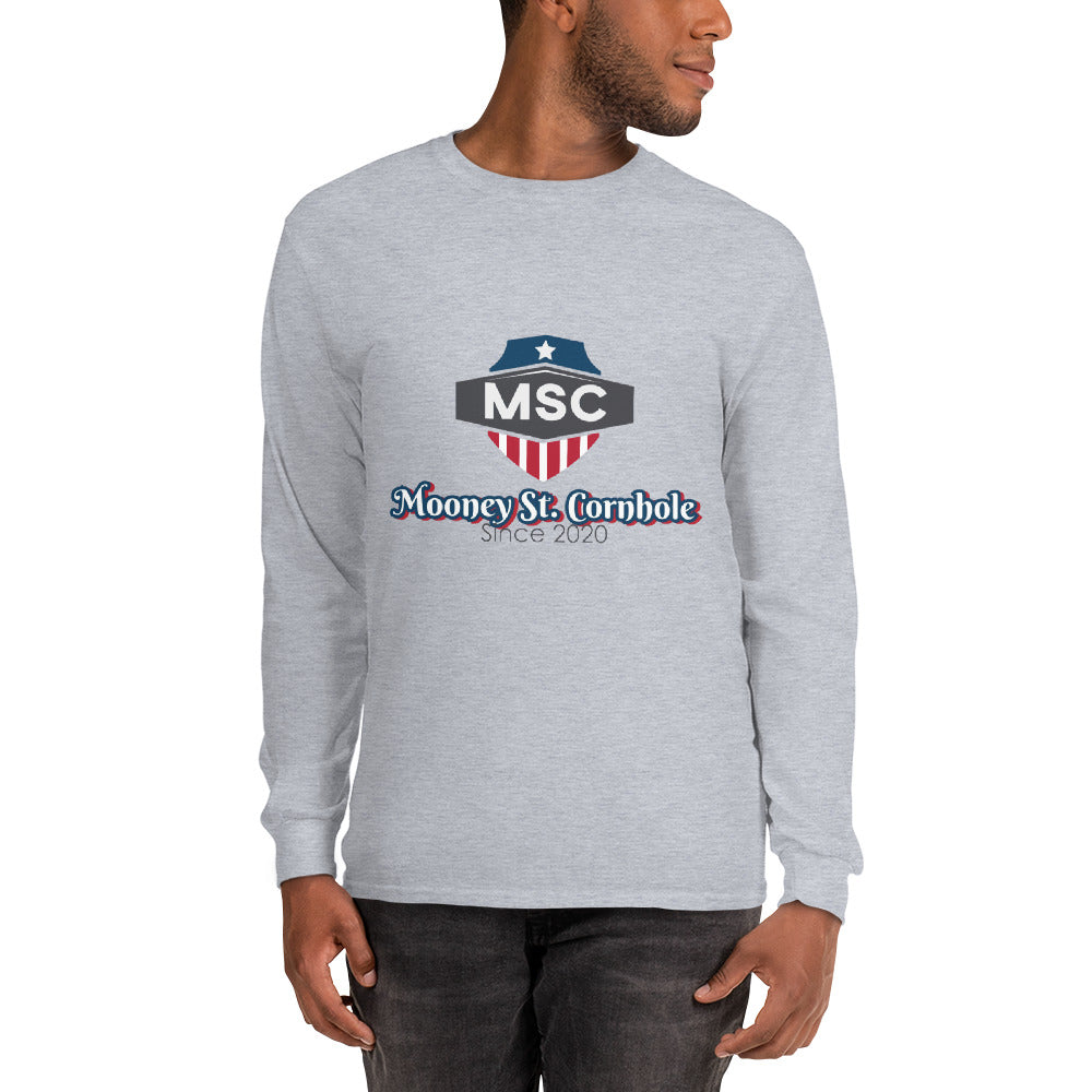 Mooney St. Cornhole Men’s Long Sleeve Shirt