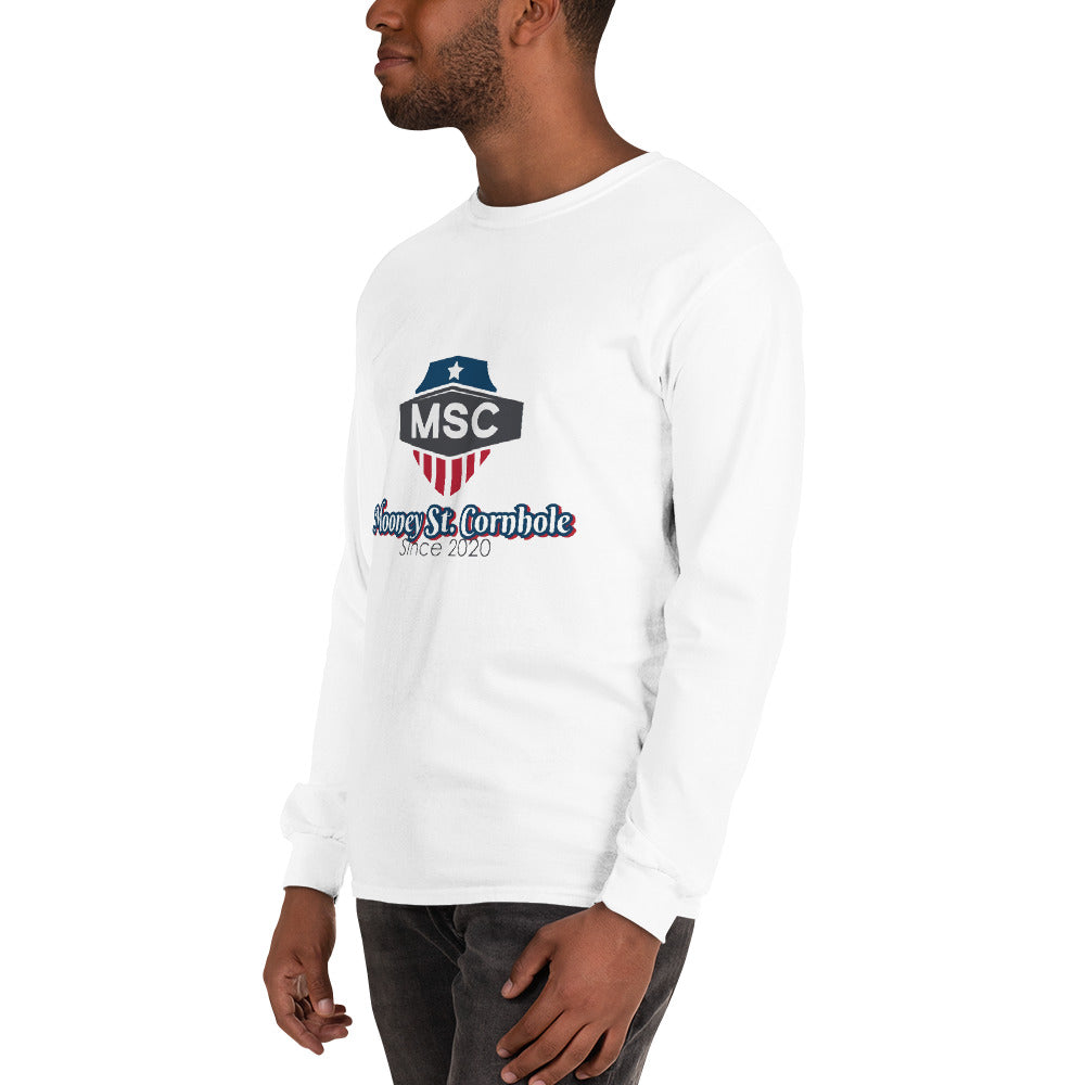 Mooney St. Cornhole Men’s Long Sleeve Shirt