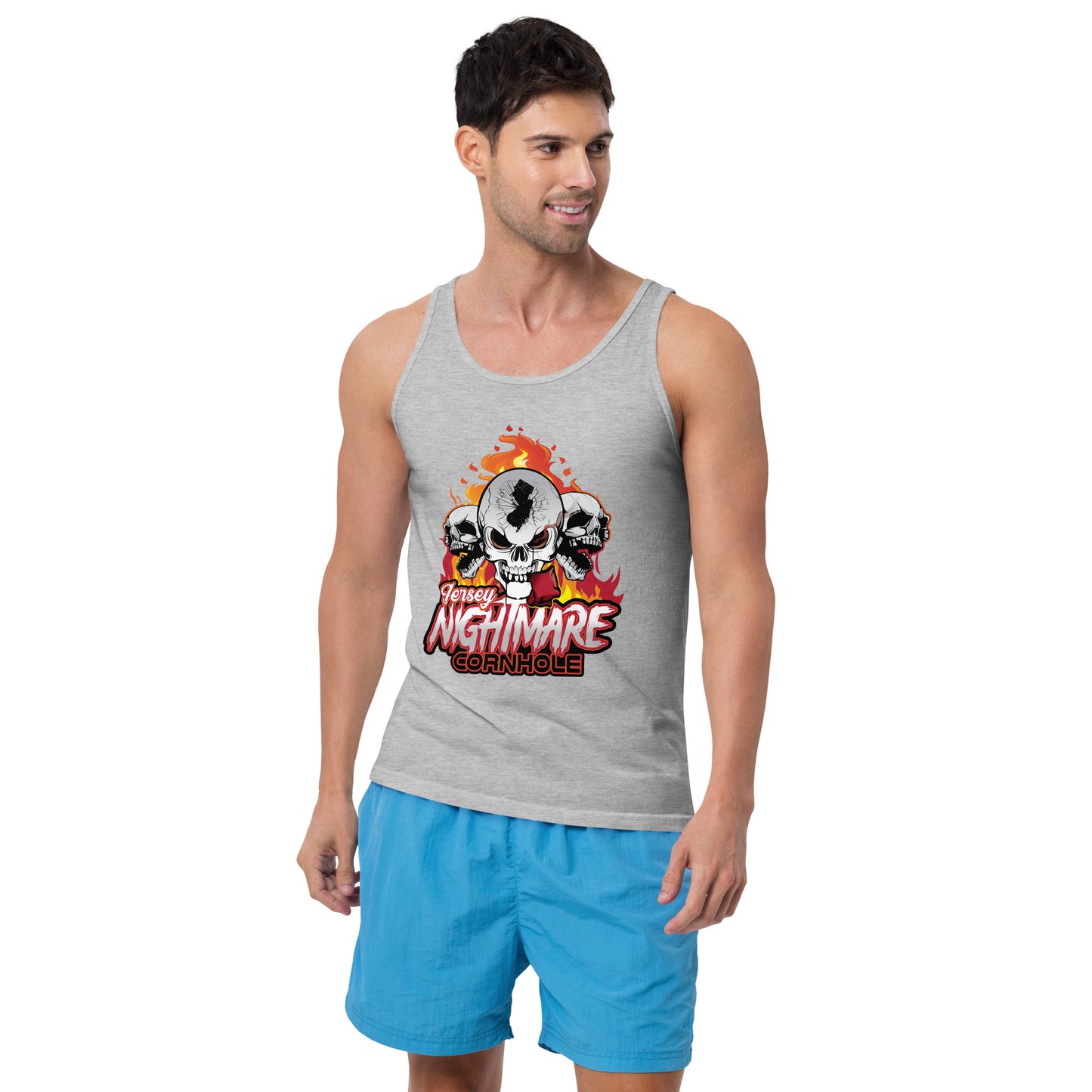 Jersey Nightmare Cornhole Men's Tank Top