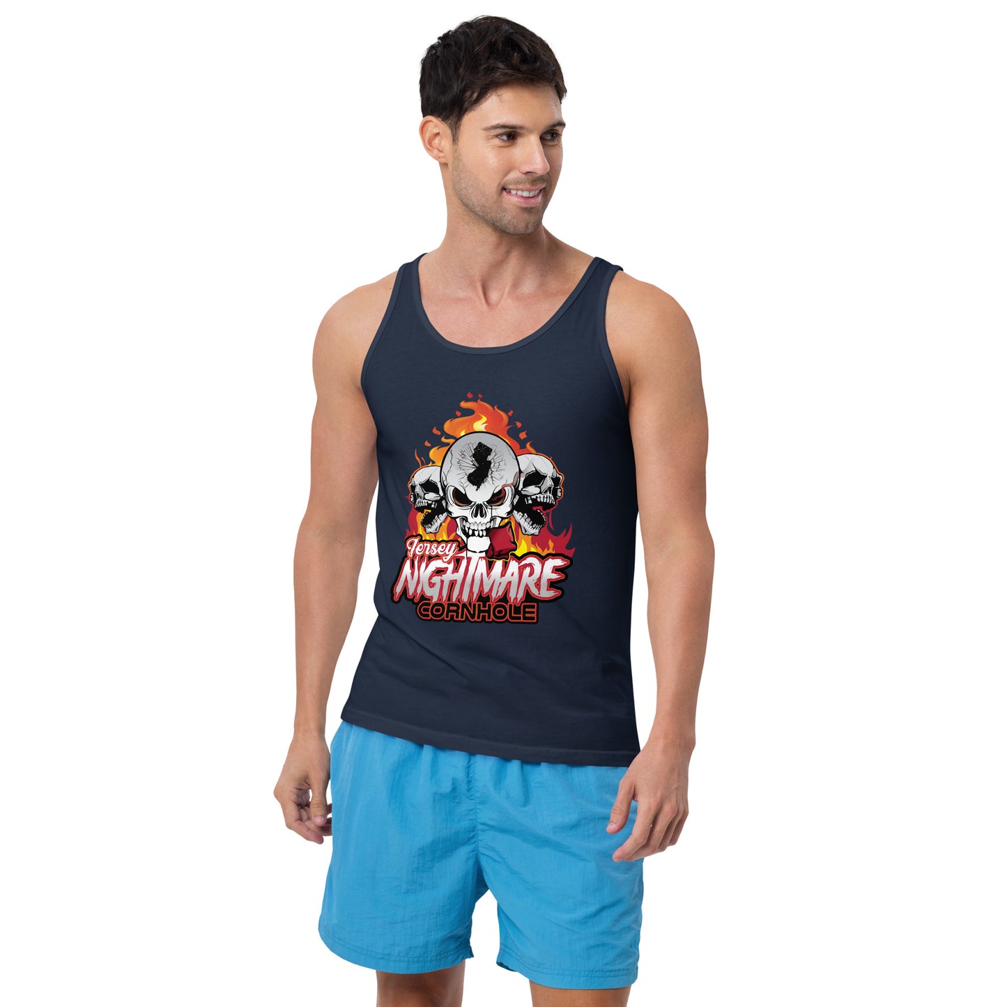 Jersey Nightmare Cornhole Men's Tank Top