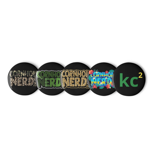 Kasey Squared set of pin buttons