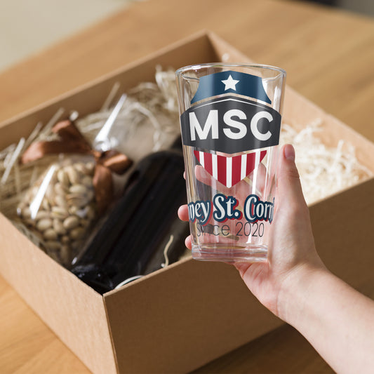 MSC Cornhole Shaker pint glass