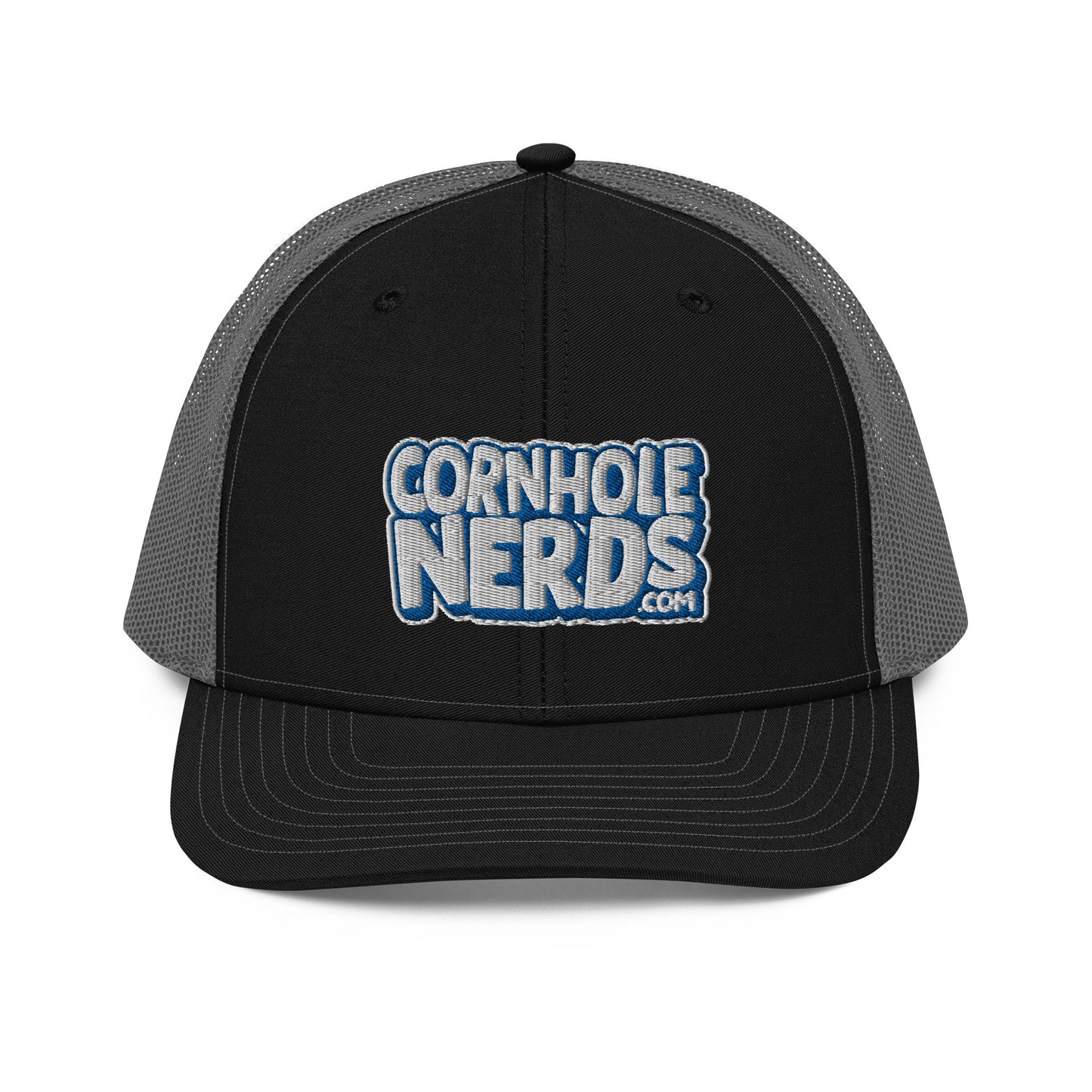 white/royal nerds logo Richardson 112 snapback Trucker hat