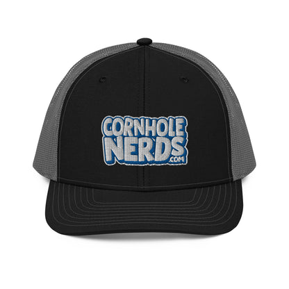 white/royal nerds logo Richardson 112 snapback Trucker hat