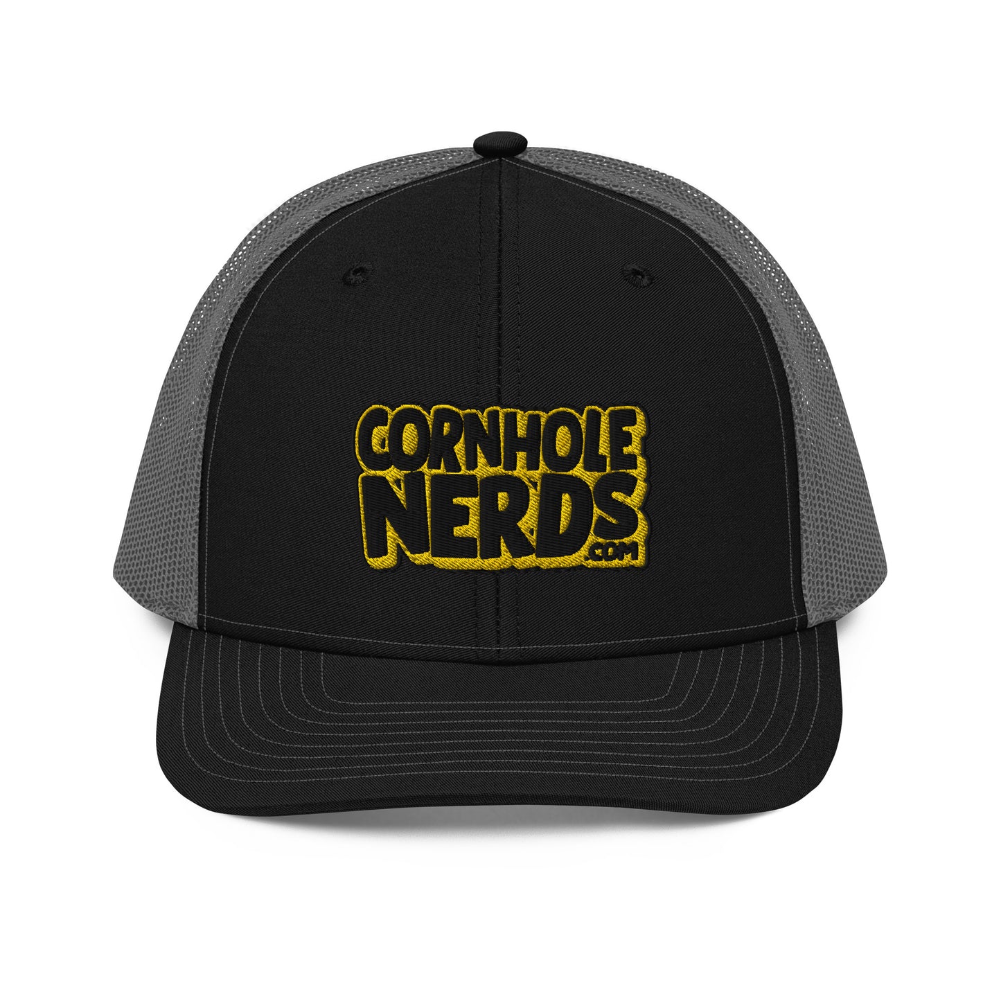 black/yellow nerds logo Richardson 112 snapback Trucker Cap