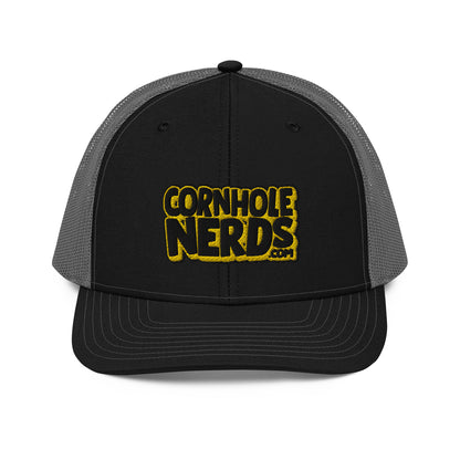 black/yellow nerds logo Richardson 112 snapback Trucker Cap