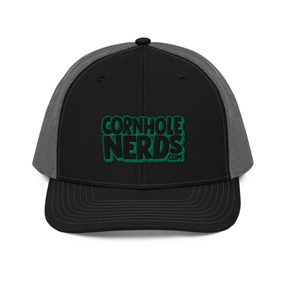 black/kelly green nerds logo Richardson 112 snapback Trucker hat