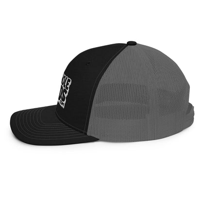 black/white nerds logo Richardson 112 snapback Trucker hat