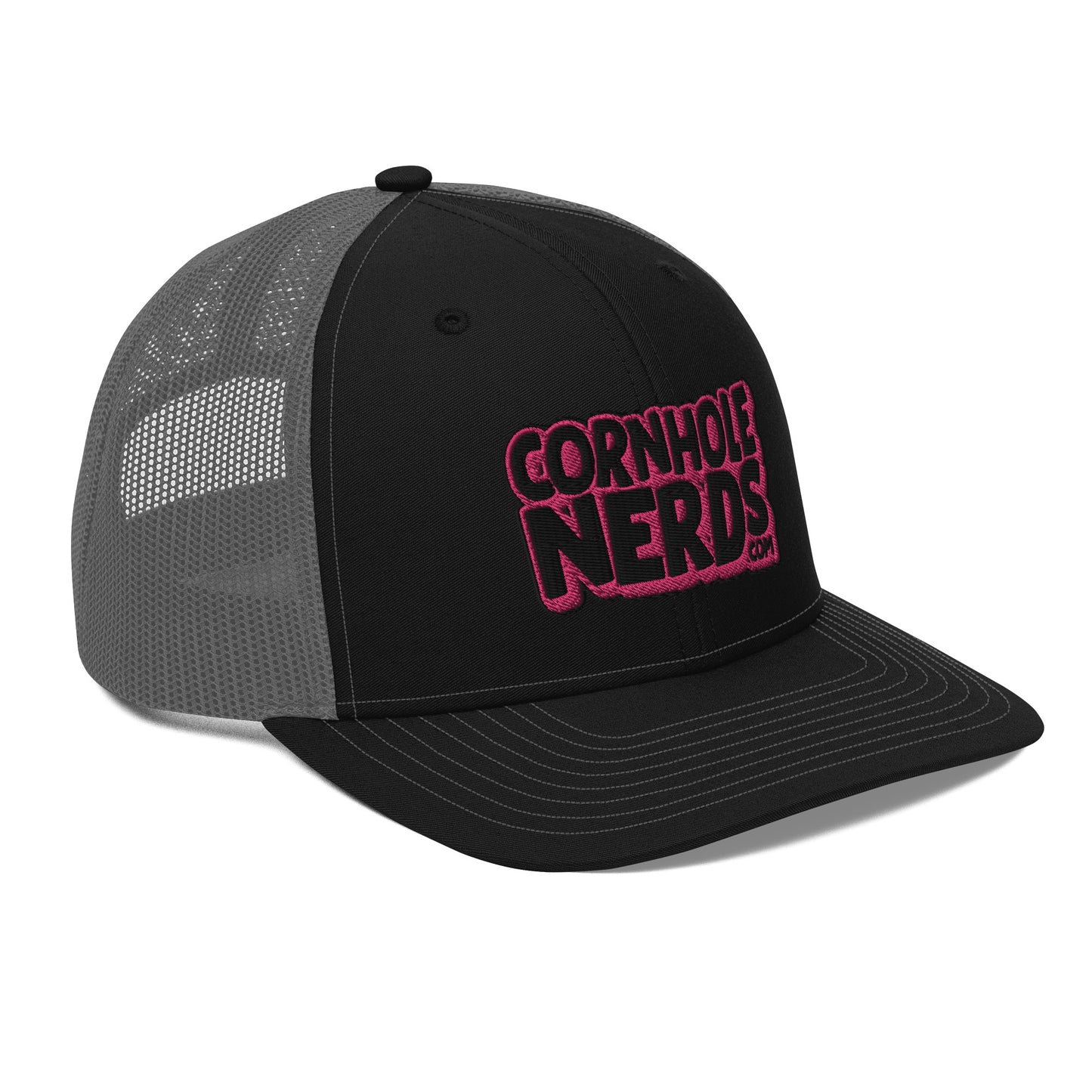 black/pink nerds logo Richardson 112 snapback Trucker hat