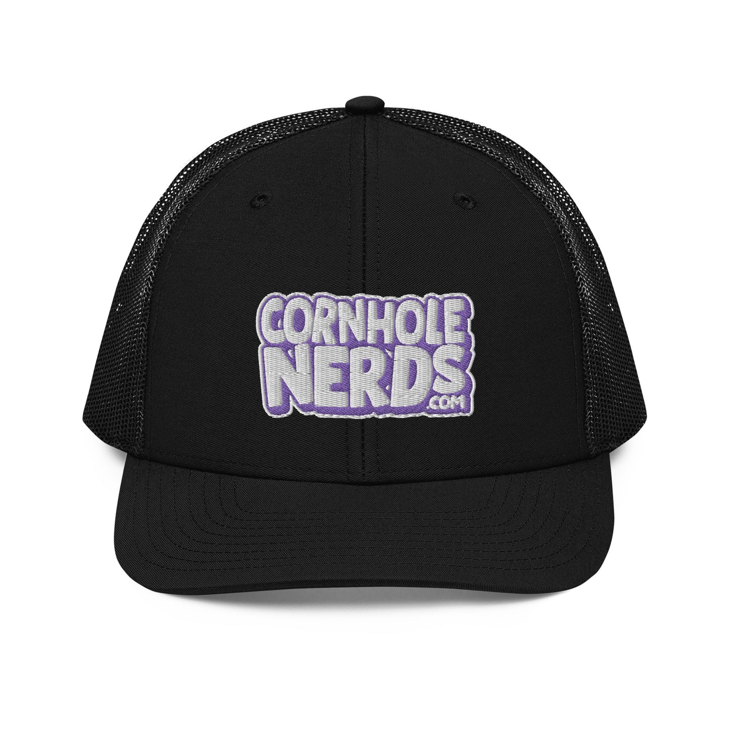 white/purple nerds logo Richardson 112 snapback Trucker hat