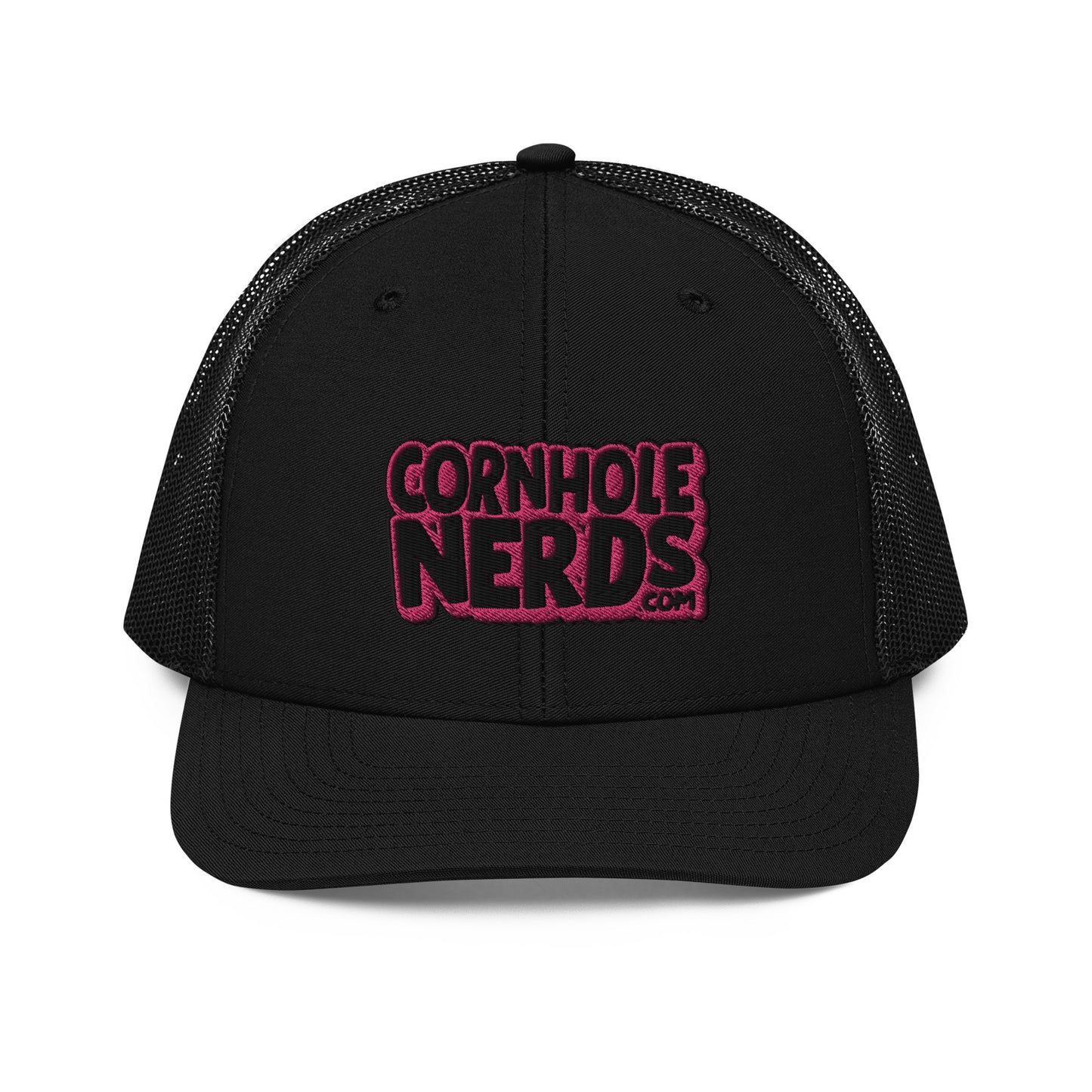 black/pink nerds logo Richardson 112 snapback Trucker hat