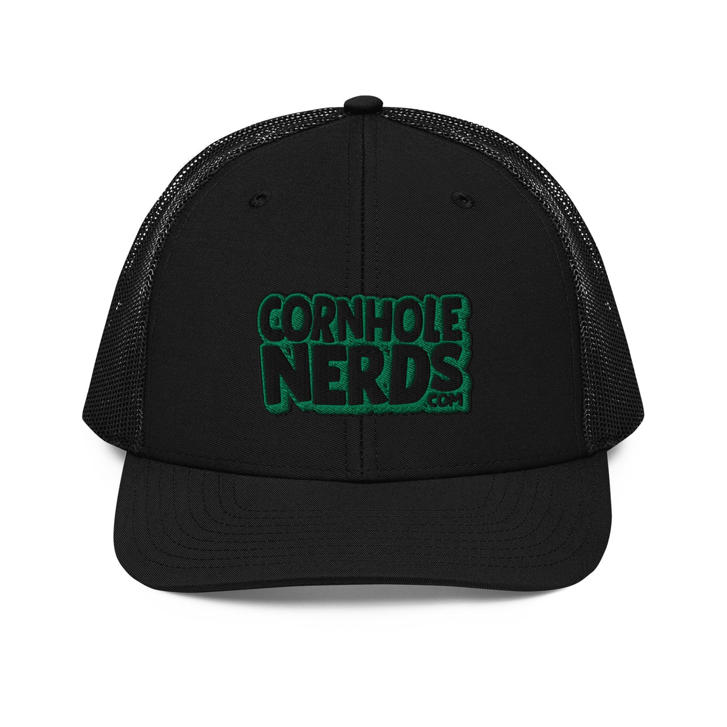 black/kelly green nerds logo Richardson 112 snapback Trucker hat