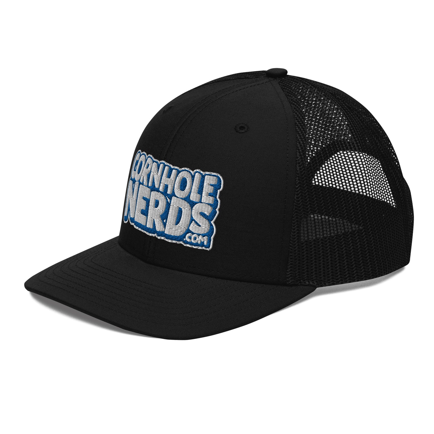 white/royal nerds logo Richardson 112 snapback Trucker hat