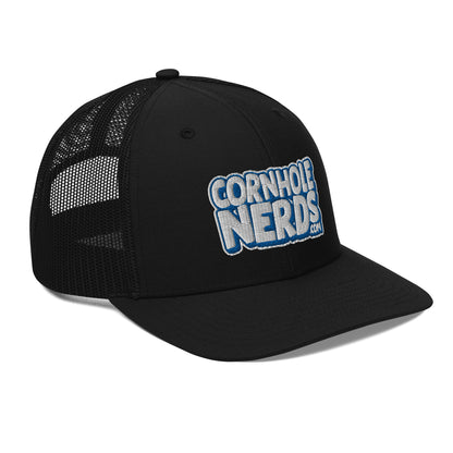 white/royal nerds logo Richardson 112 snapback Trucker hat