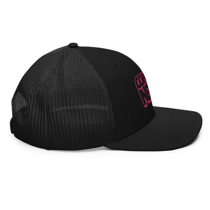 black/pink nerds logo Richardson 112 snapback Trucker hat