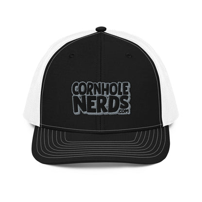 black/gray nerds logo Richardson 112 snapback Trucker hat