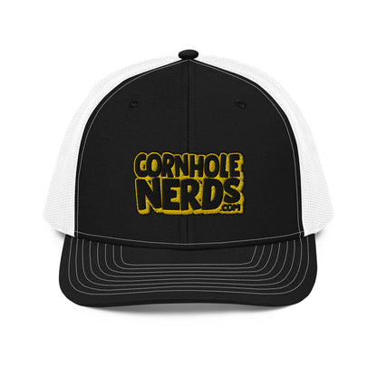 black/yellow nerds logo Richardson 112 snapback Trucker Cap