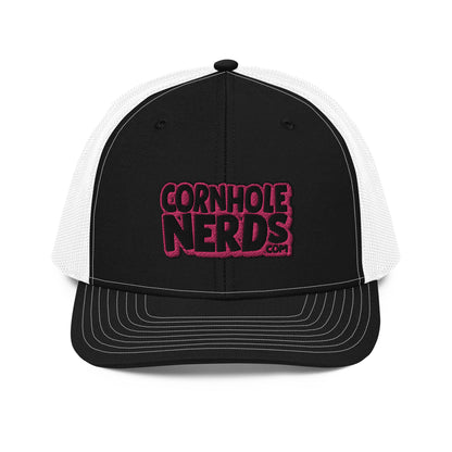 black/pink nerds logo Richardson 112 snapback Trucker hat