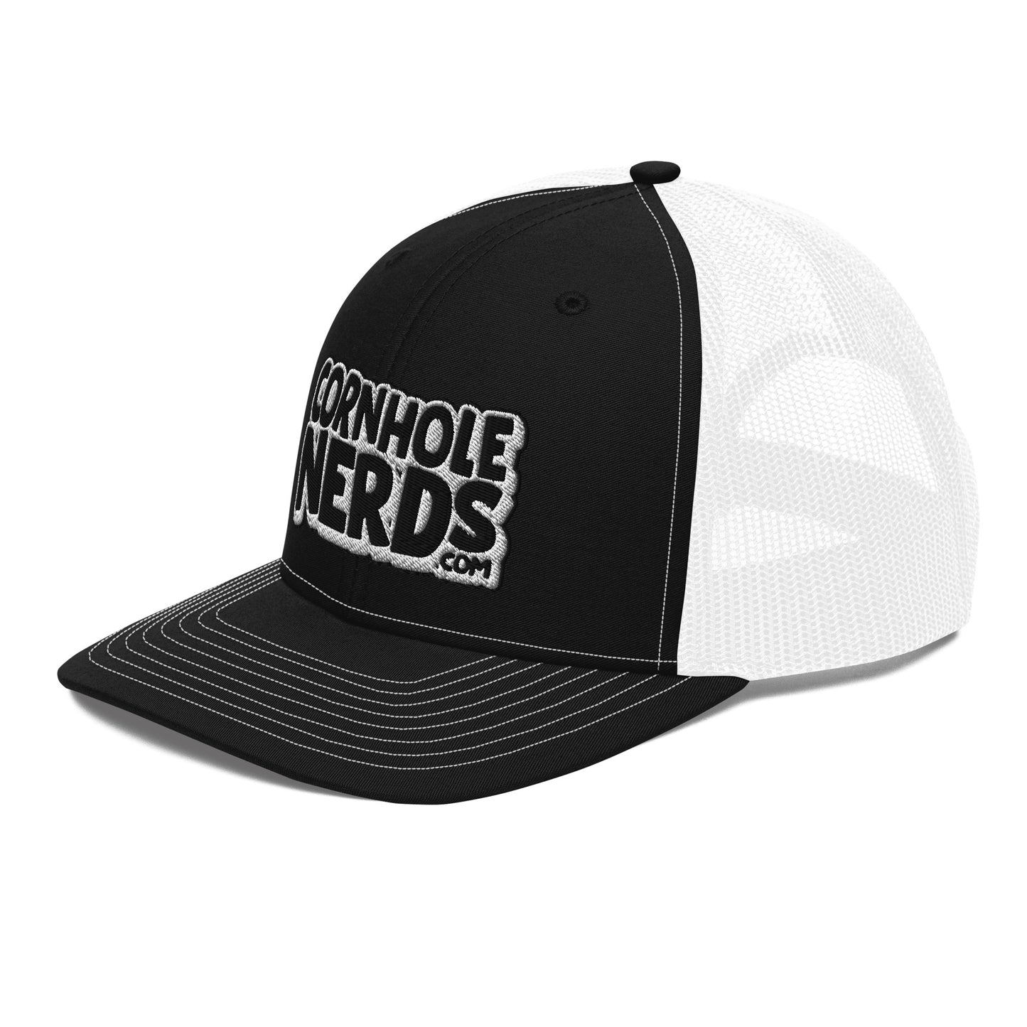 black/white nerds logo Richardson 112 snapback Trucker hat