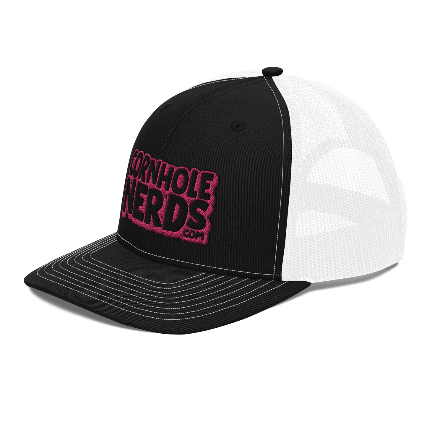 black/pink nerds logo Richardson 112 snapback Trucker hat