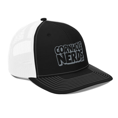 black/gray nerds logo Richardson 112 snapback Trucker hat