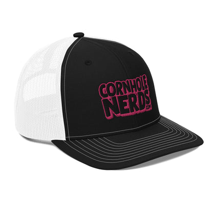 black/pink nerds logo Richardson 112 snapback Trucker hat