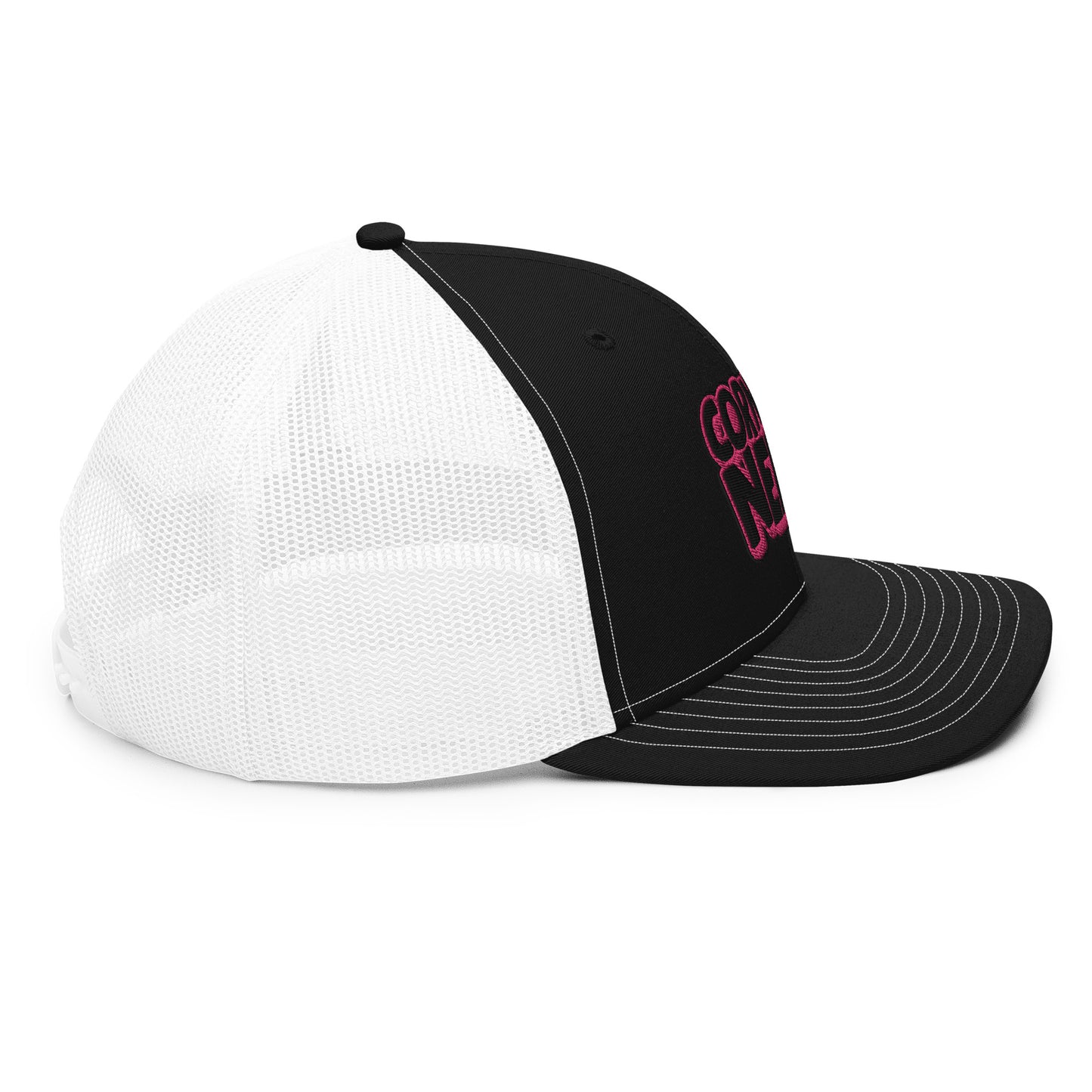 black/pink nerds logo Richardson 112 snapback Trucker hat