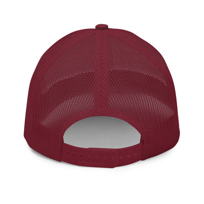 white/red nerds logo Richardson 112 snapback Trucker hat