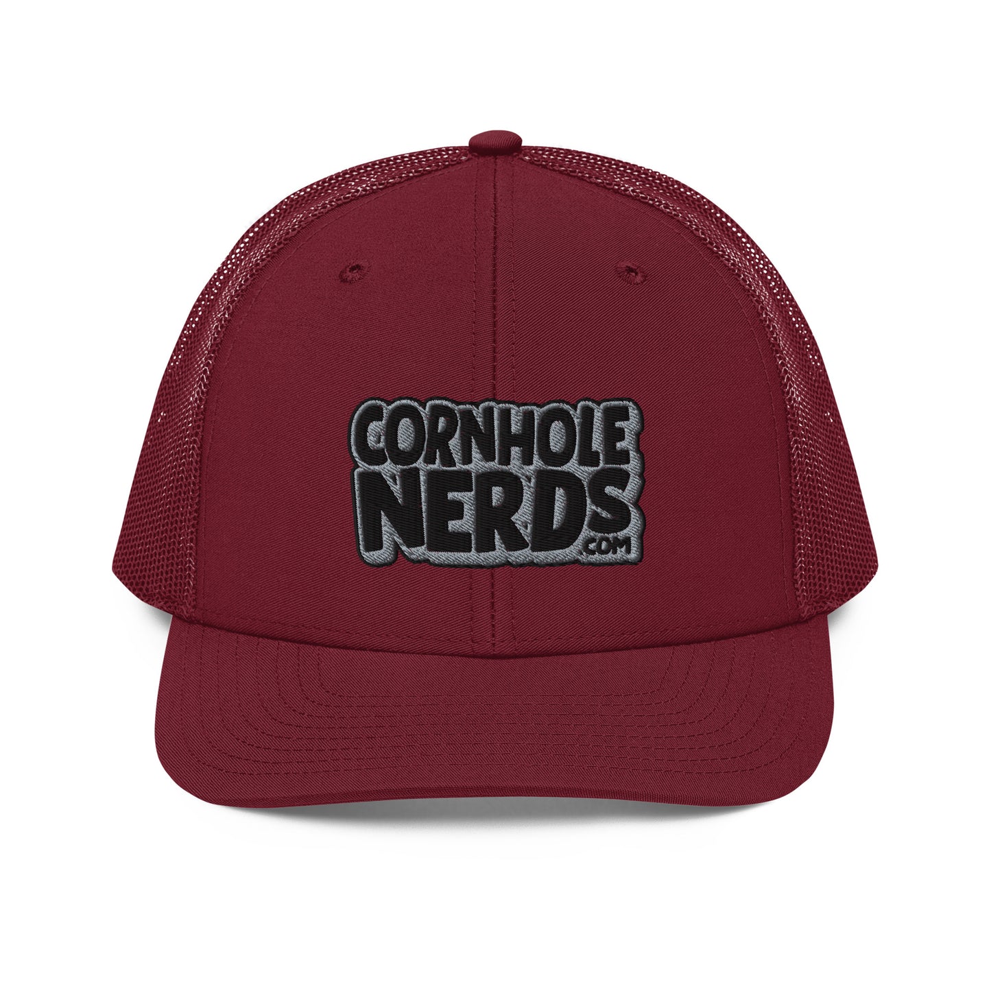 black/gray nerds logo Richardson 112 snapback Trucker hat