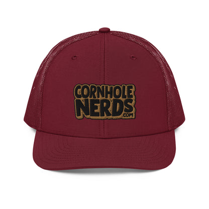 black/gold nerds logo Richardson 112 snapback Trucker hat