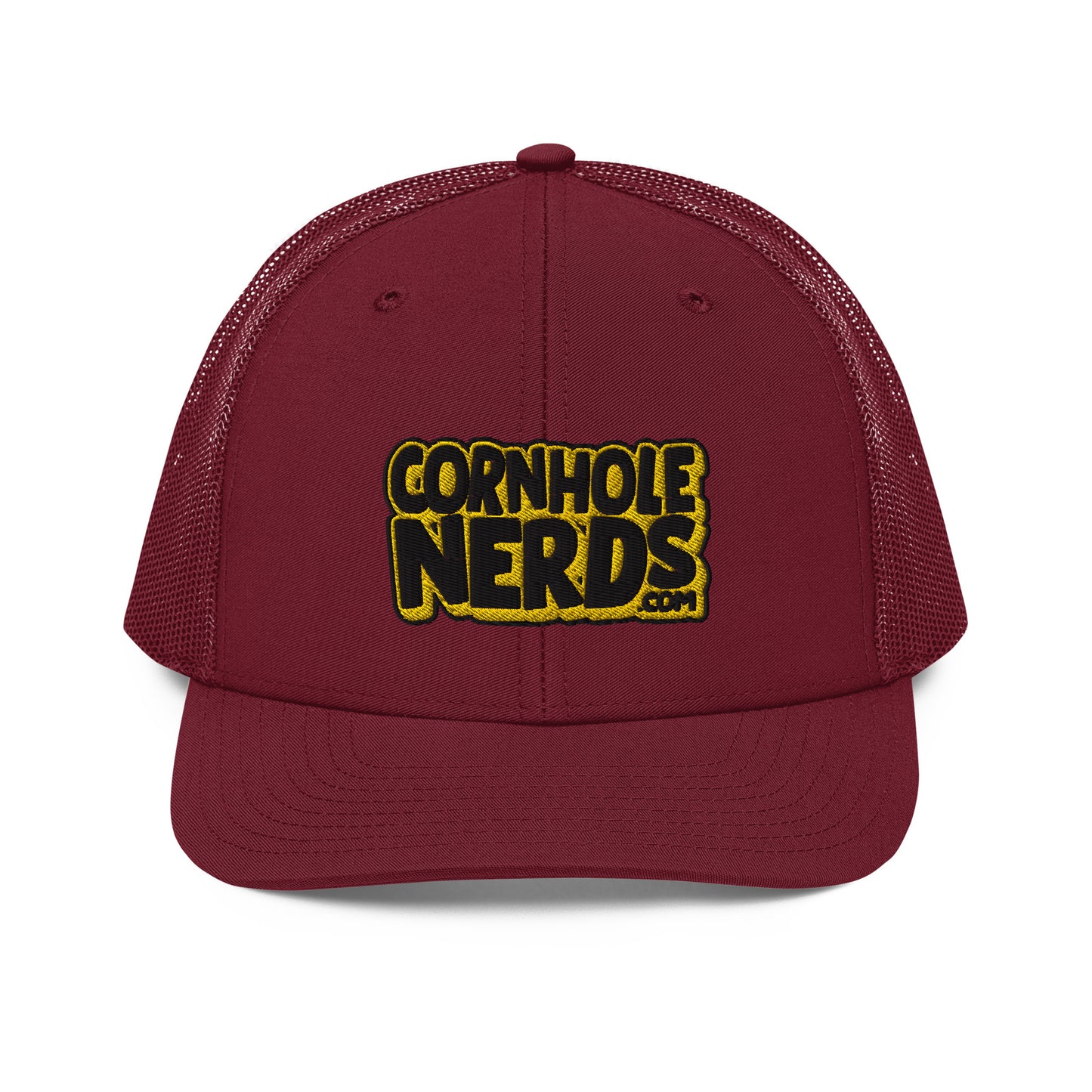 black/yellow nerds logo Richardson 112 snapback Trucker Cap