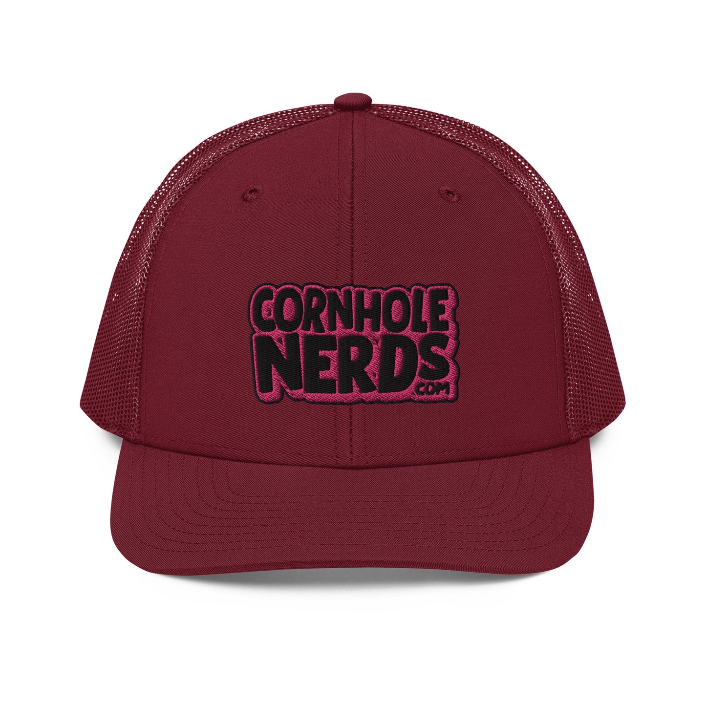 black/pink nerds logo Richardson 112 snapback Trucker hat